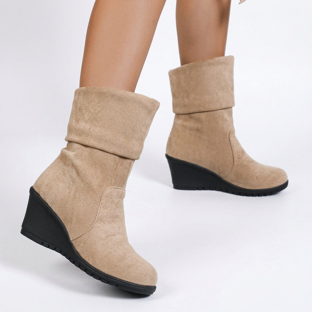 Women's Cosy Slouch Platform Boots