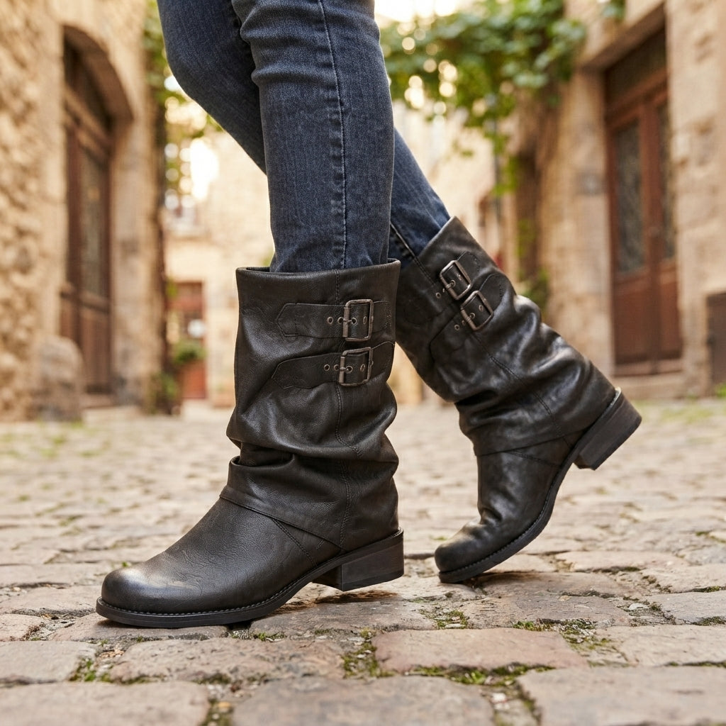 Women's Effortless Slouch Biker Boots