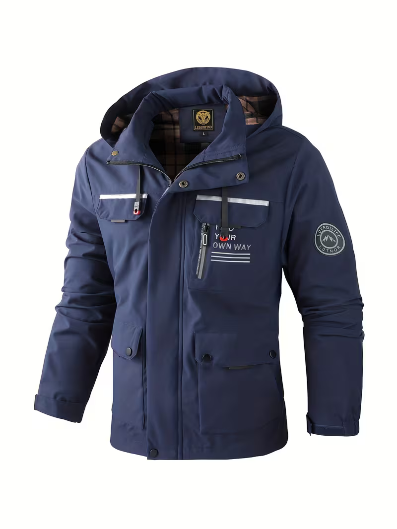 Men's Rugged Hooded Winter Jacket