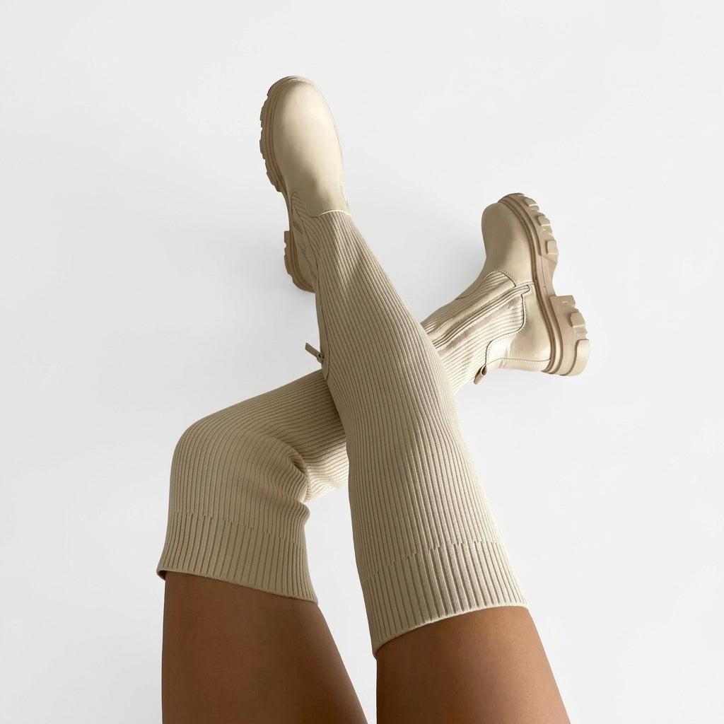 Women's Chic Over The Knee High Platform Boots