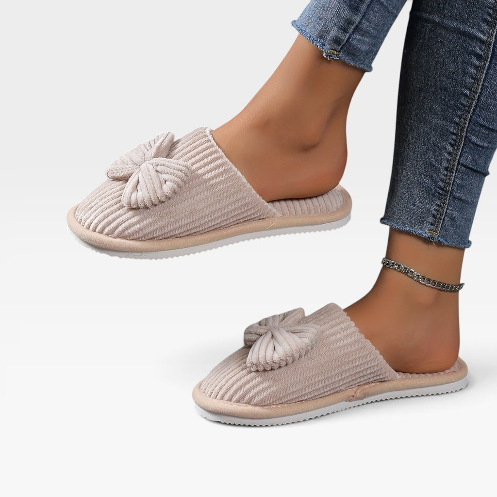 Women's Fleece Lined Slippers – Cozy Cushioned Slip On House Shoes