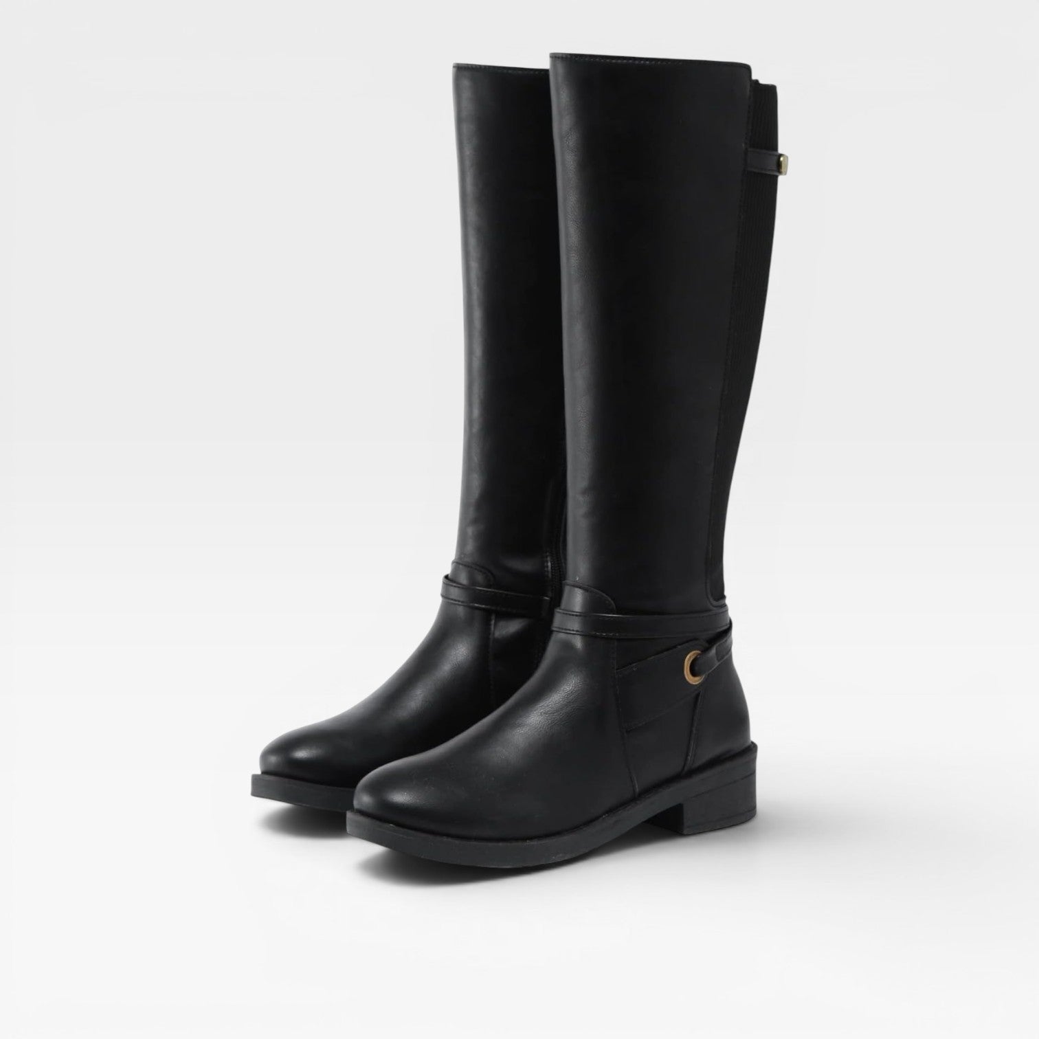 Women's Knee High Boots – Elastic Panel Comfort Boots