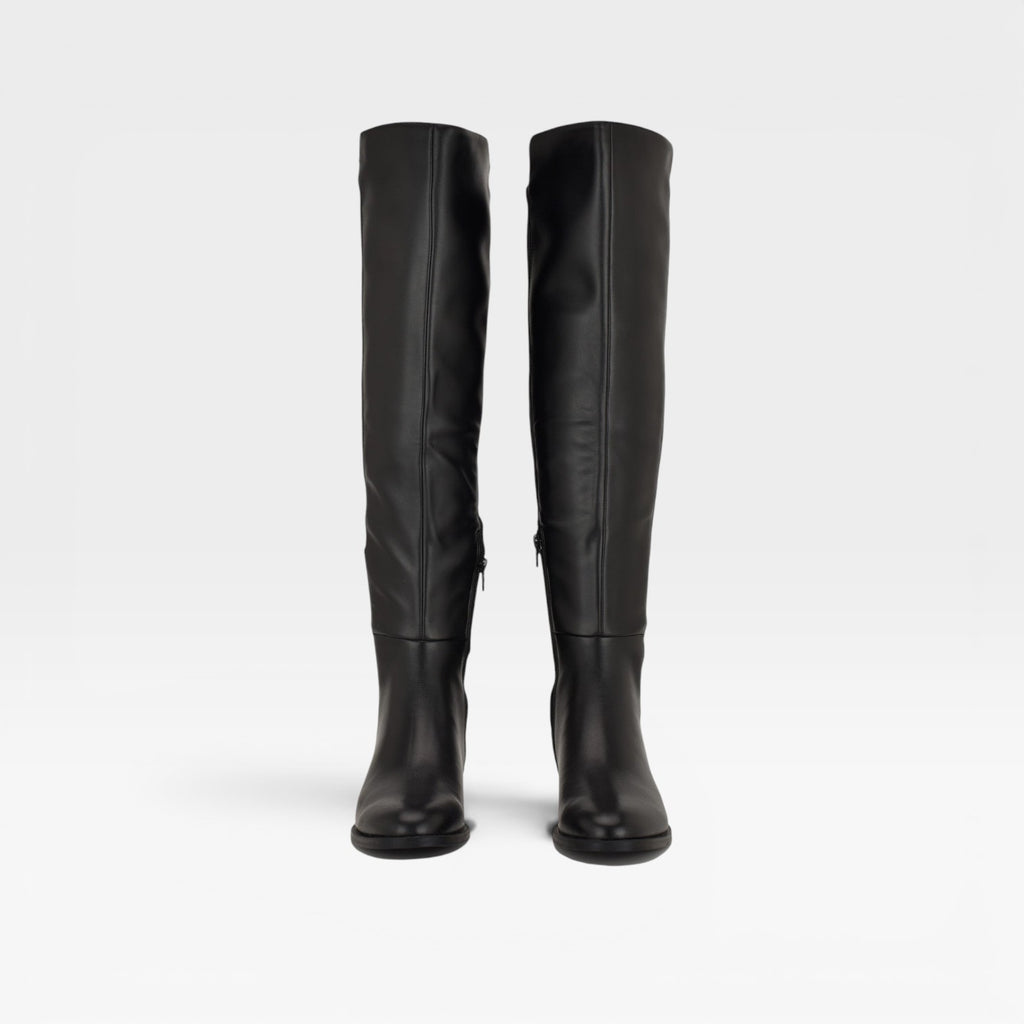 Bottes stretch au-dessus du genou pour femmes – Style plat élégant pour le quotidien et les occasions spéciales  