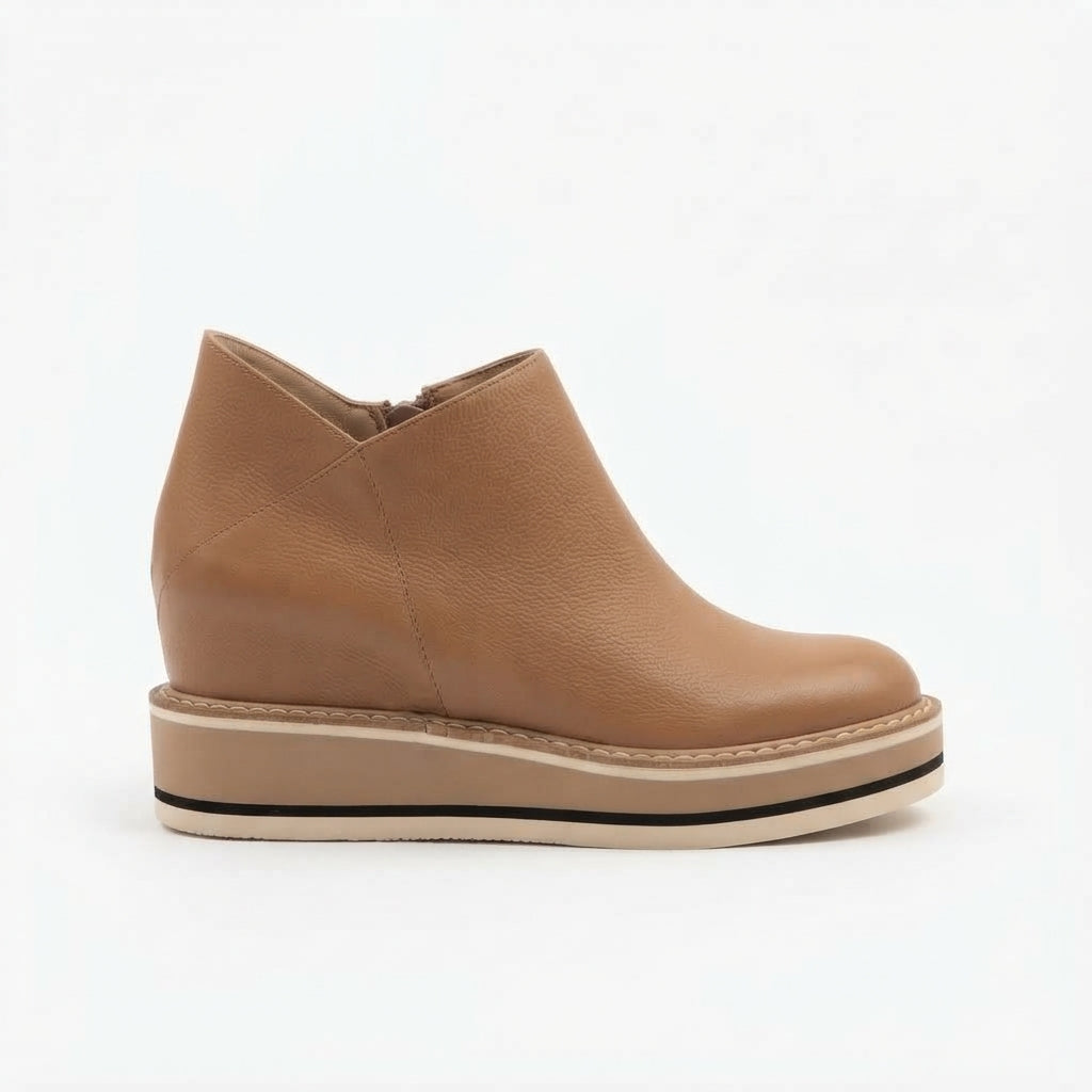 Women's Polished Platform Ankle Boots