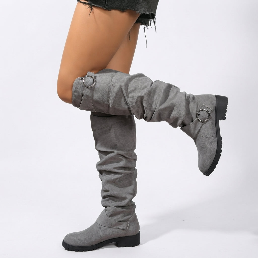Women's Relaxed Over The Knee High Boots