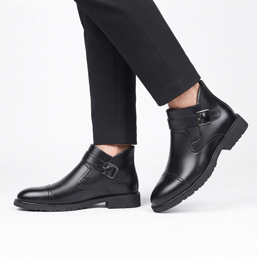 Men's Polished Ankle Boots