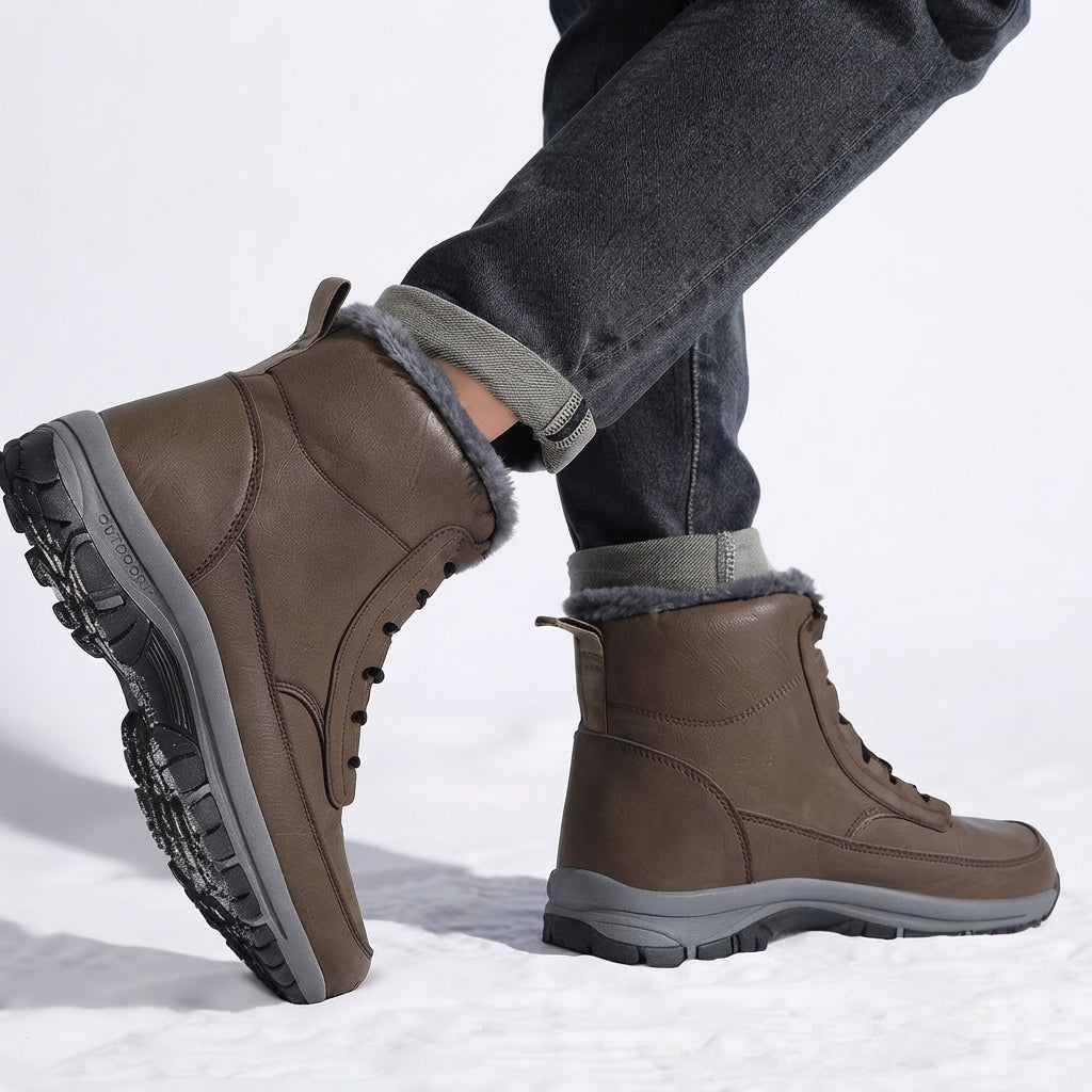 Men's Cosy Lace-Up Ankle Boots