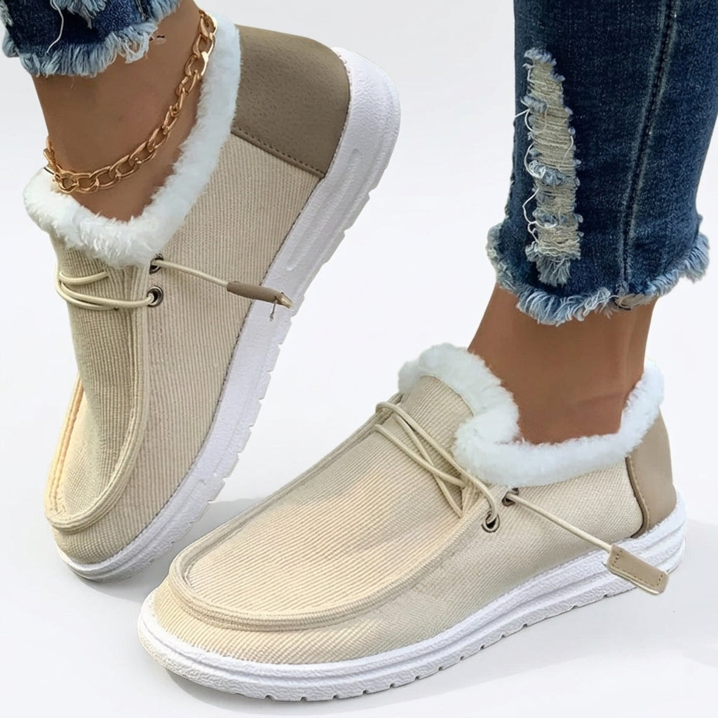 Women's Cosy Plush-Lined Moccasin Loafers