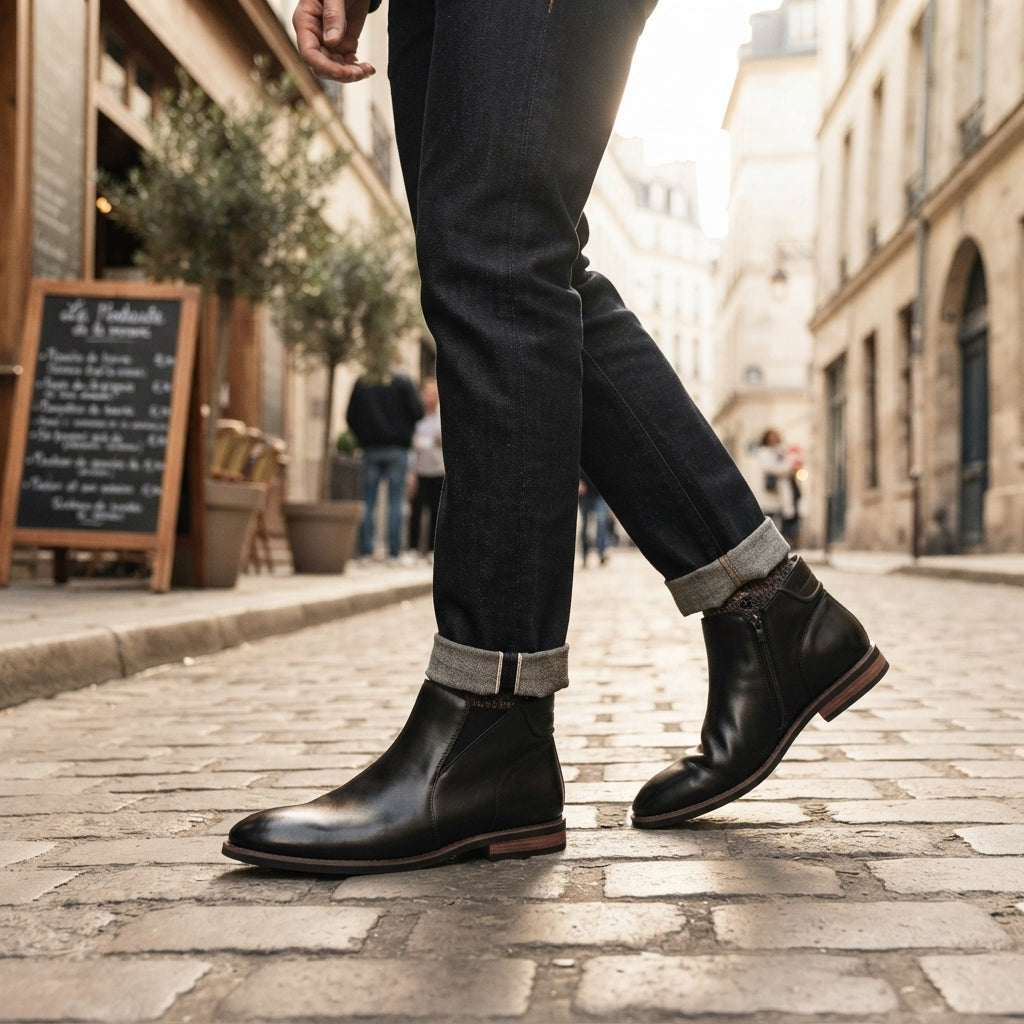 Men's Classic Leather Chelsea Boots