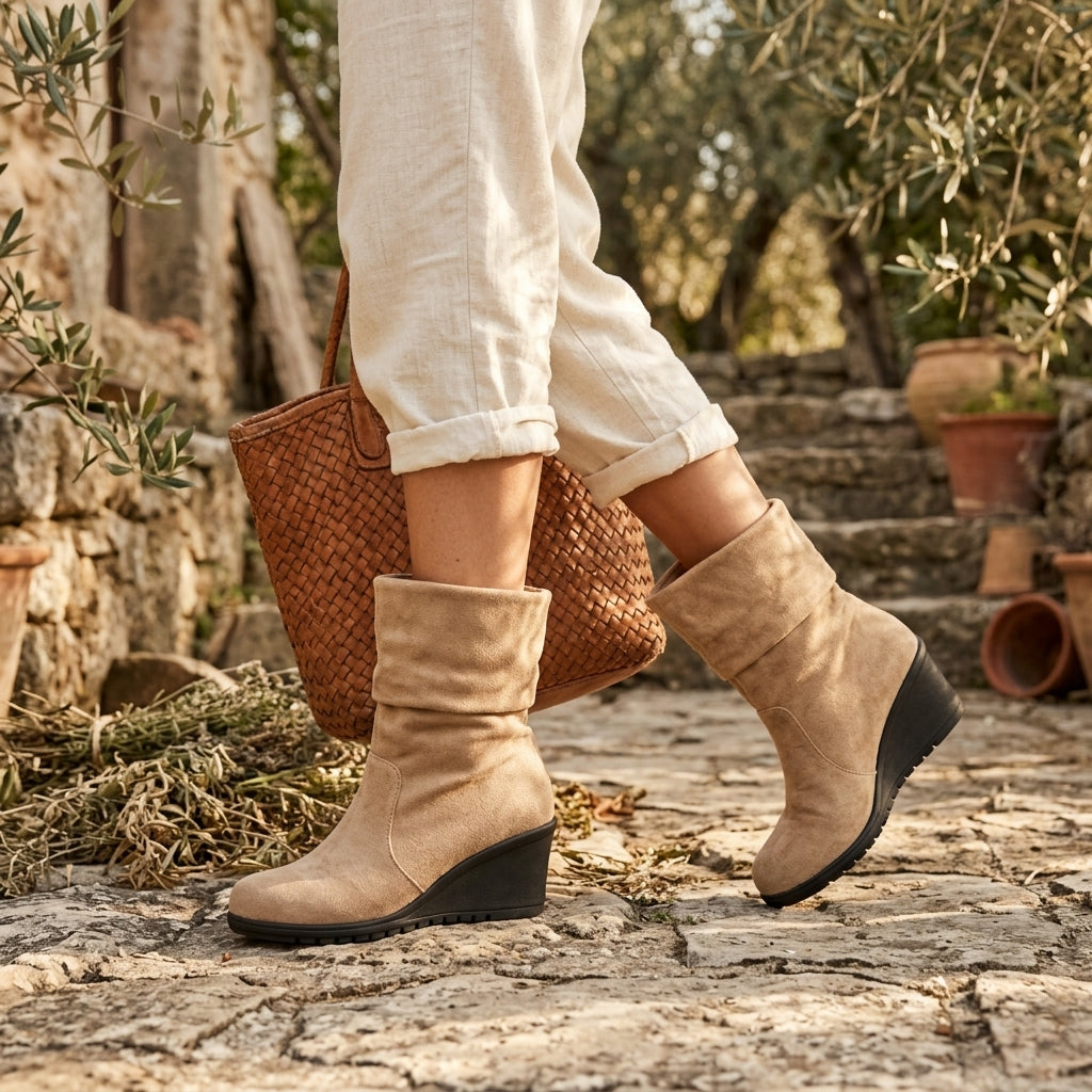 Women's Cosy Slouch Platform Boots