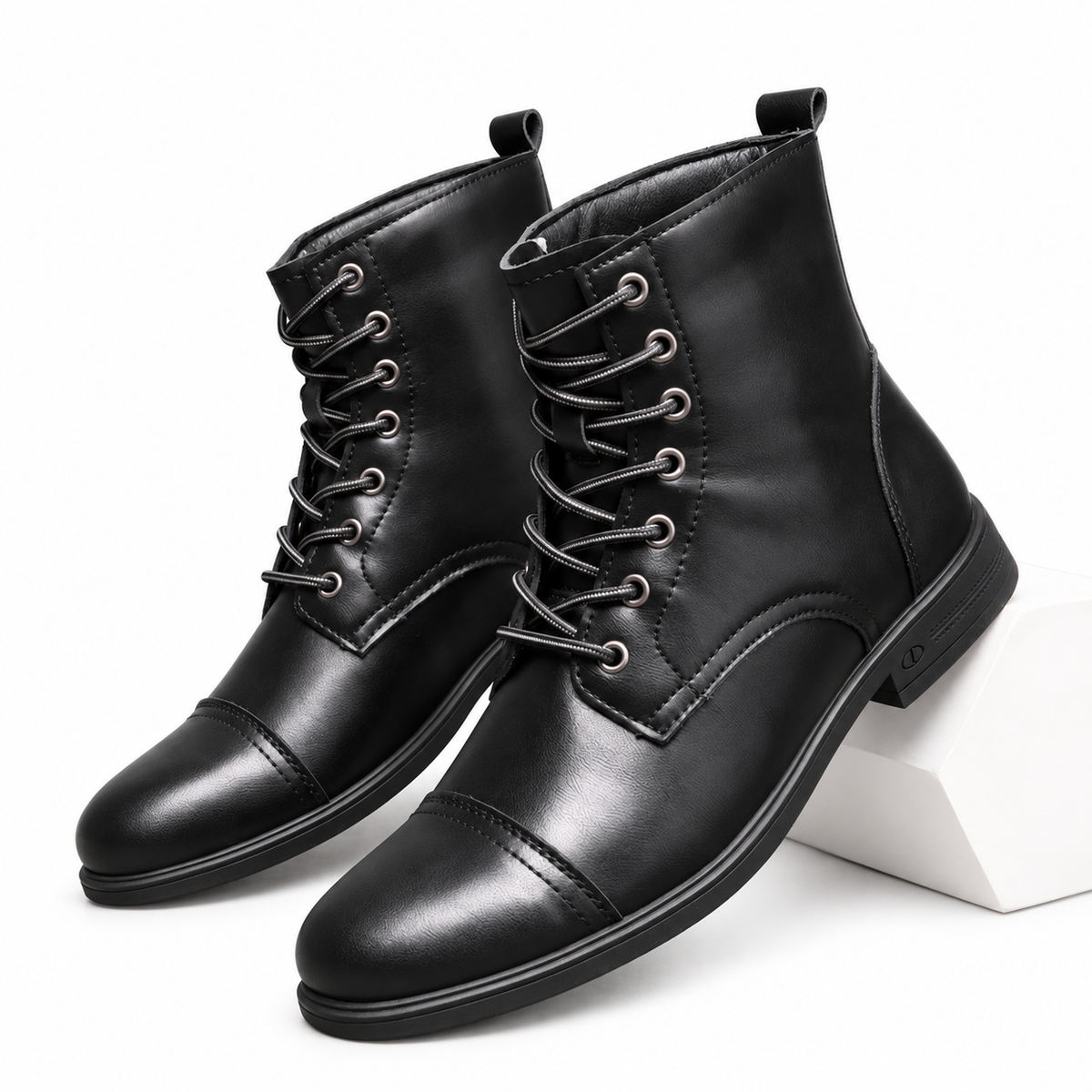 Men's Vintage Leather Ankle Boots
