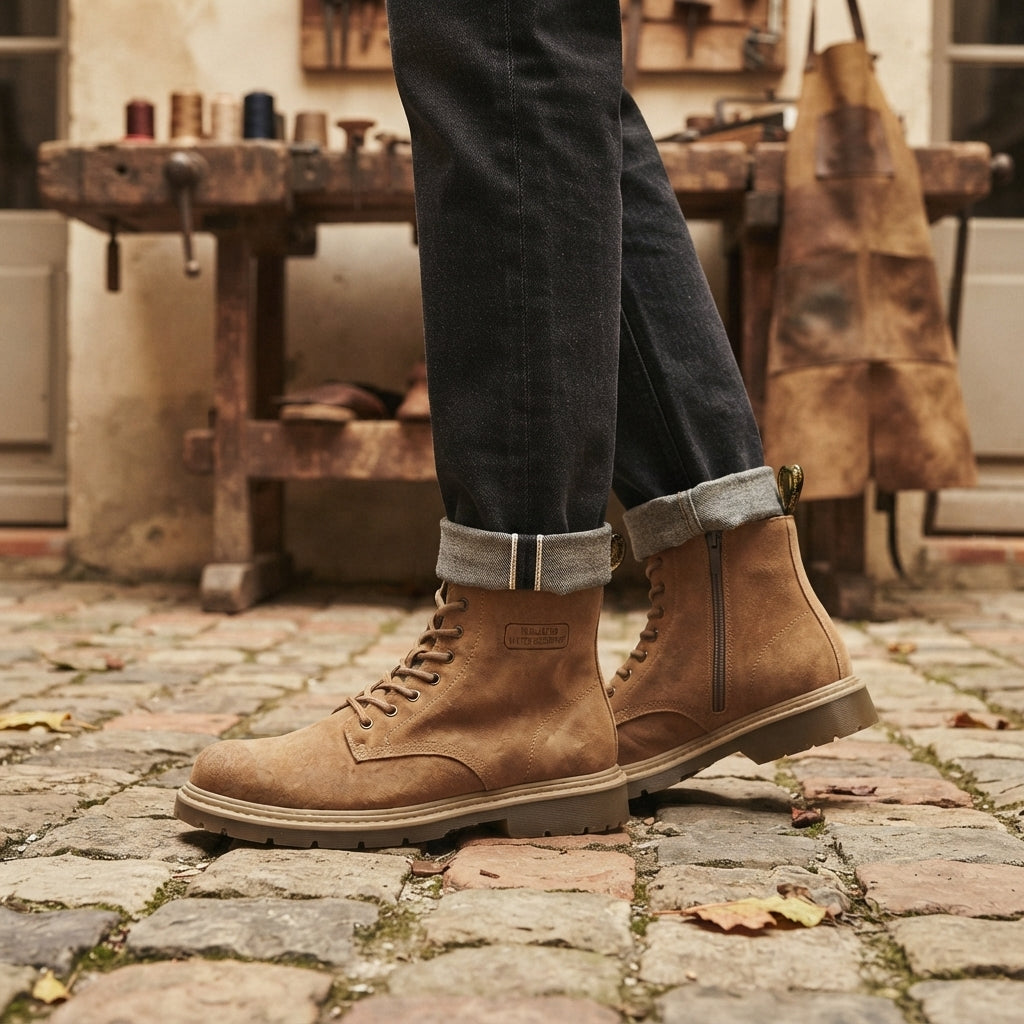 Men's Rugged  Combat Boots