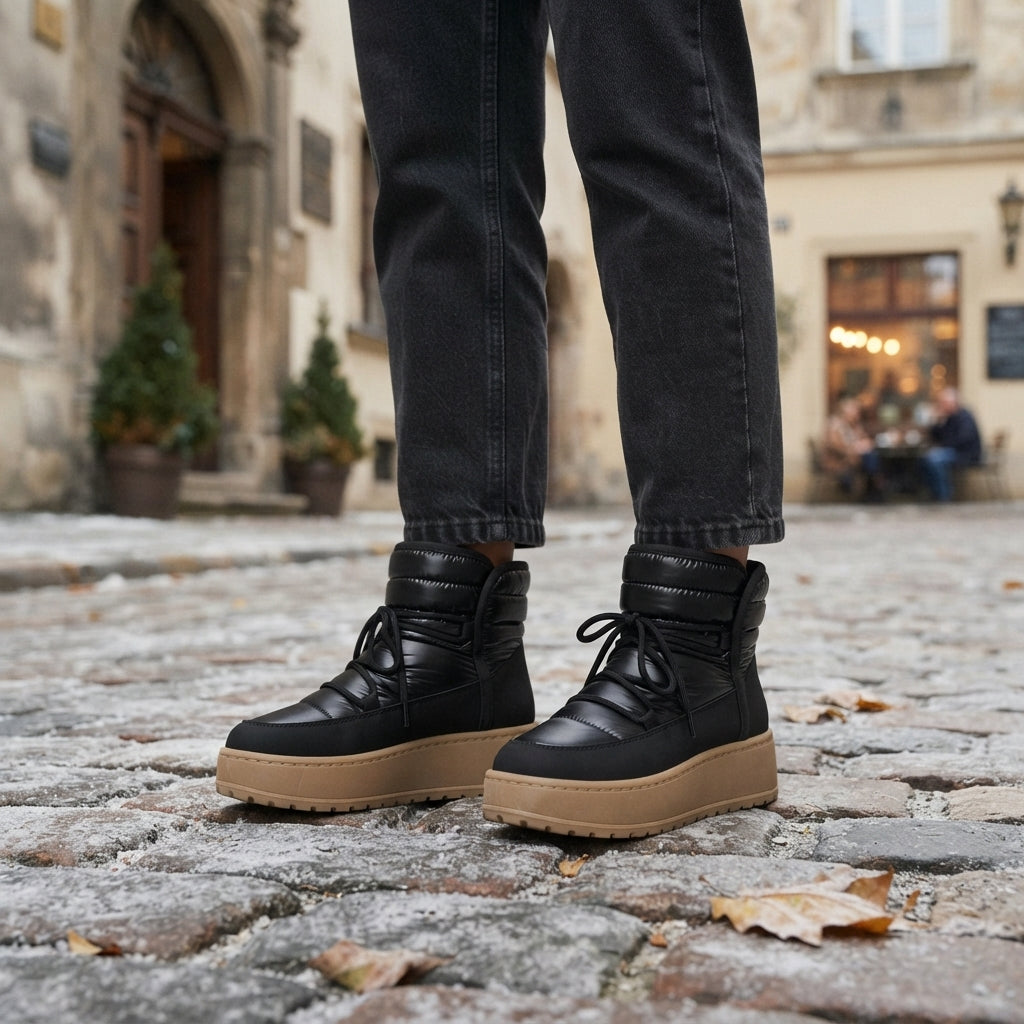 Women's Cosy Platform Ankle Boots