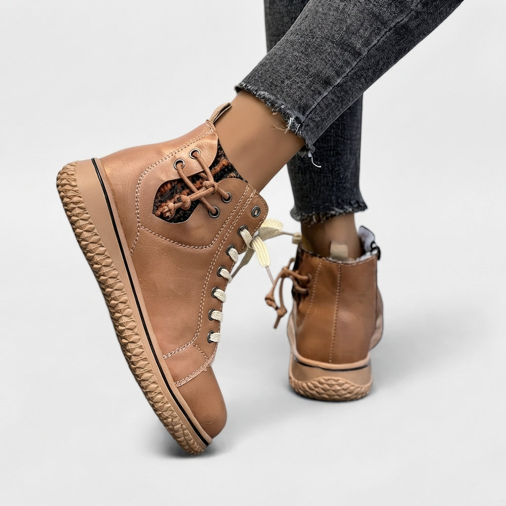 Women's Cosy Lace-Up Ankle Boots