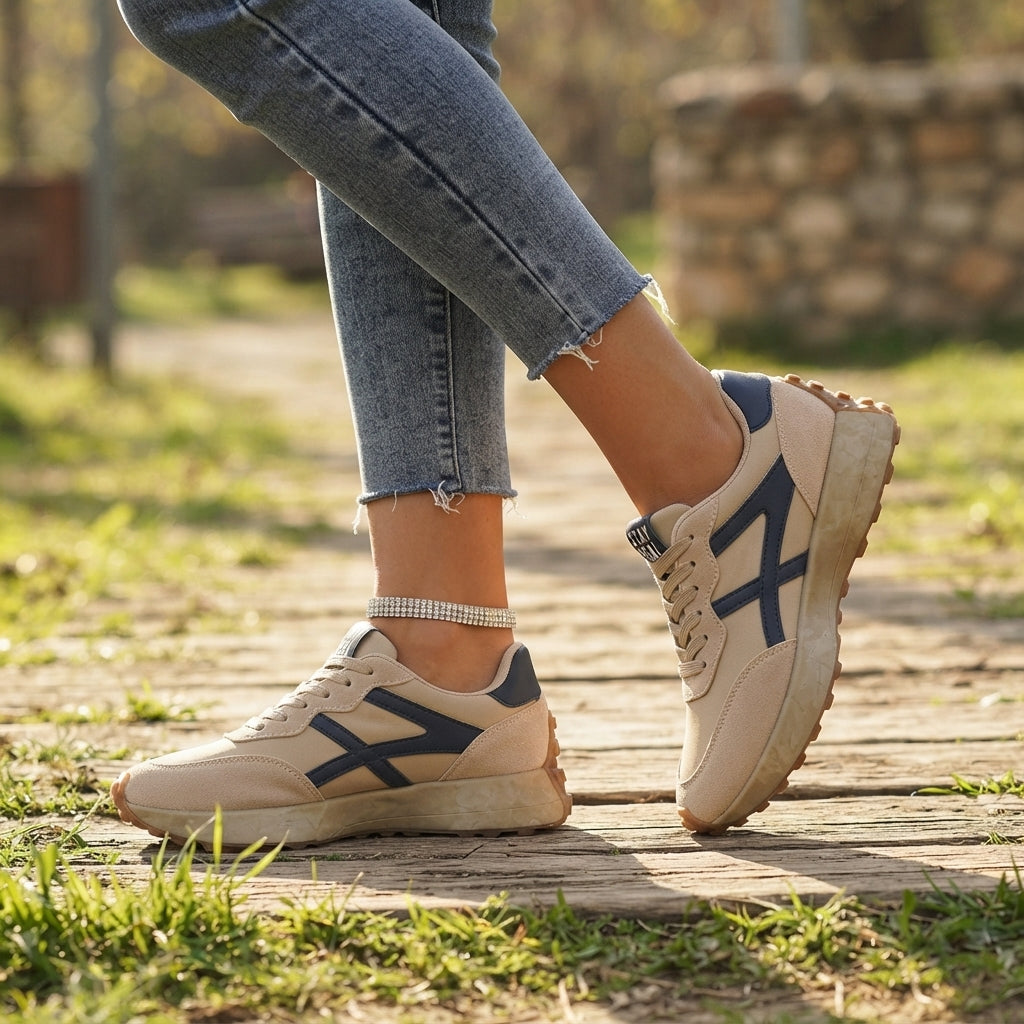 Women's Orthopedic Easygoing Retro Trainers