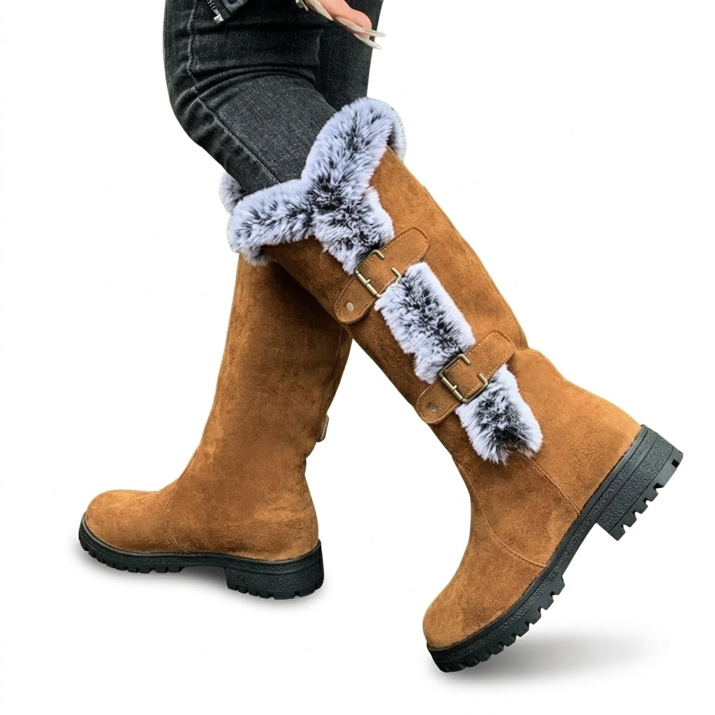 Women's Cosy Knee High Snow Boots