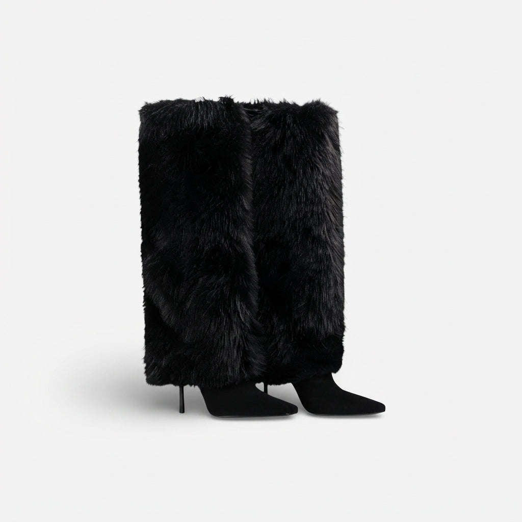 Women's Elegant Pointed Toe Knee High Boots
