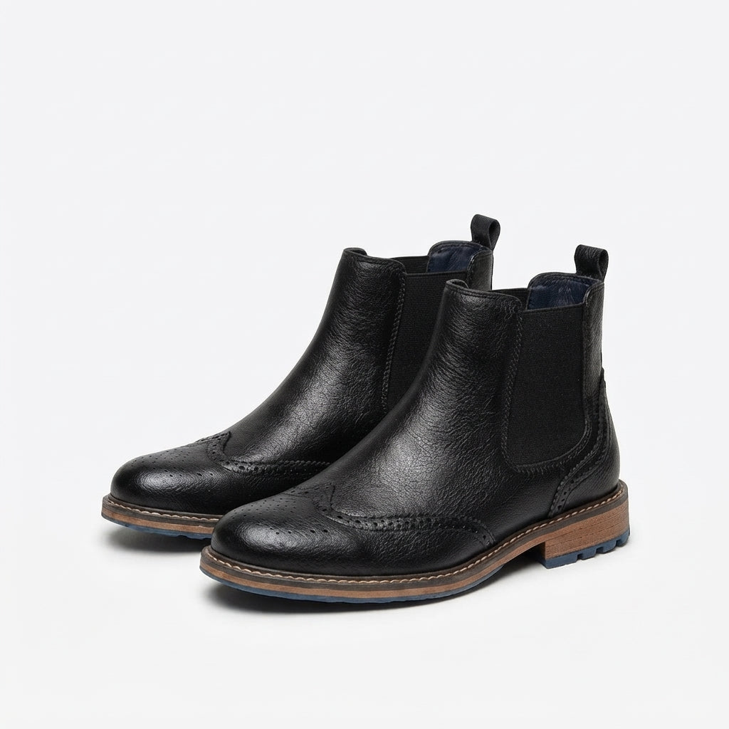 Men's Refined Leather Chelsea Boots
