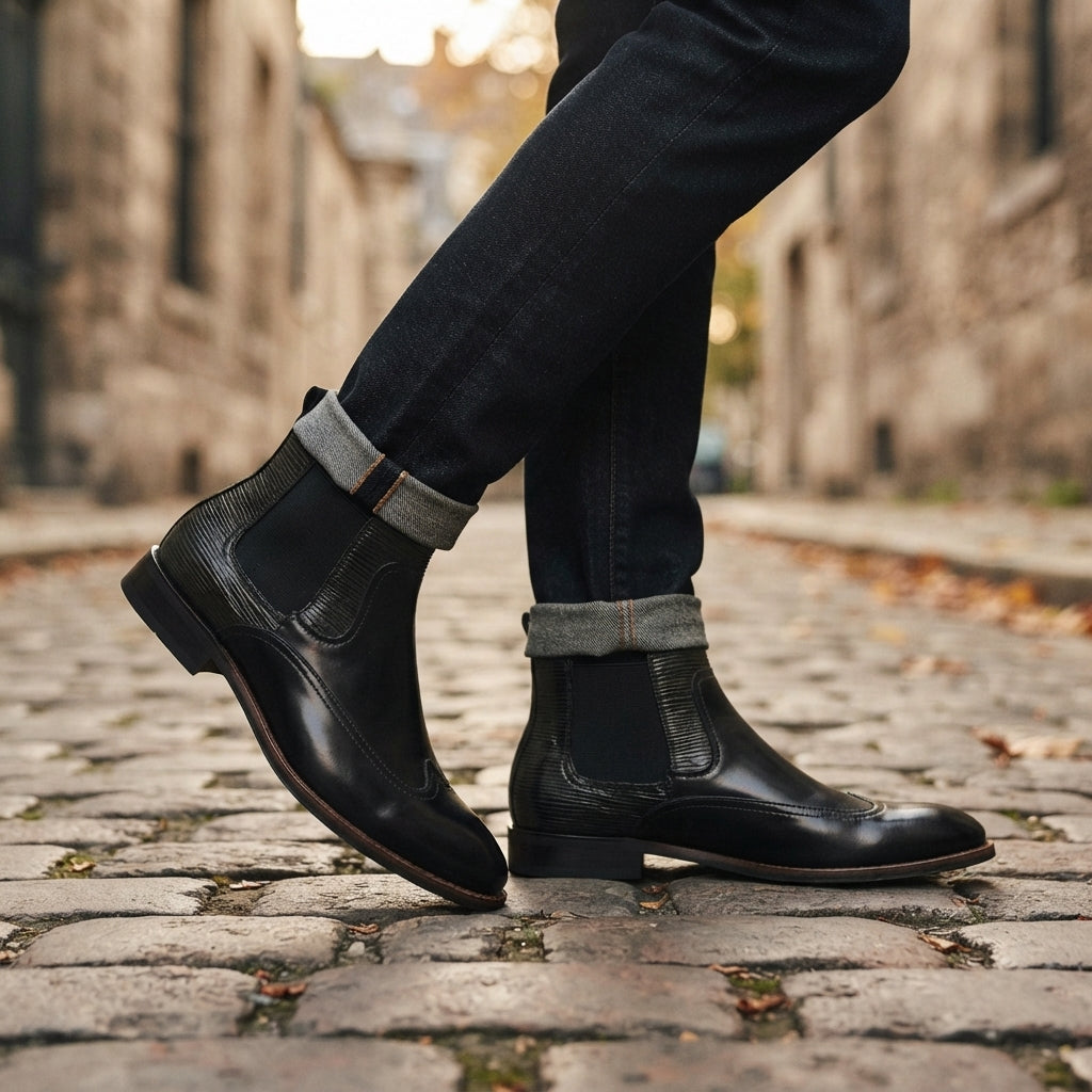 Men's Classic Leather Chelsea Boots