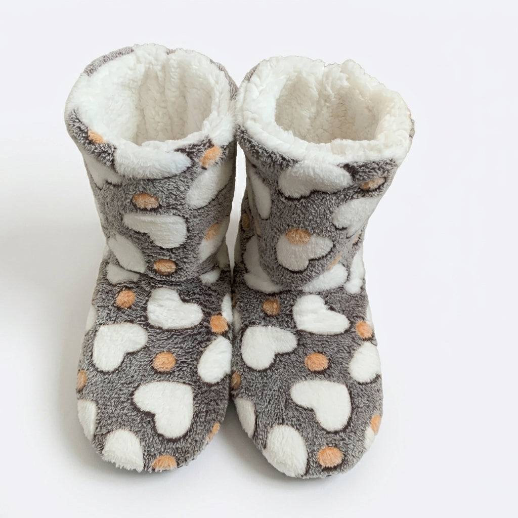 Women's Cosy Plush-Lined Slipper Boots