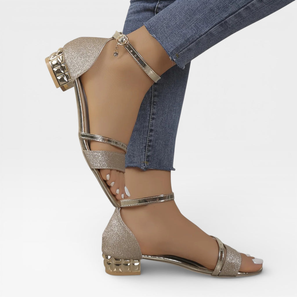 Women’s Low Block Heel Slingback Sandals