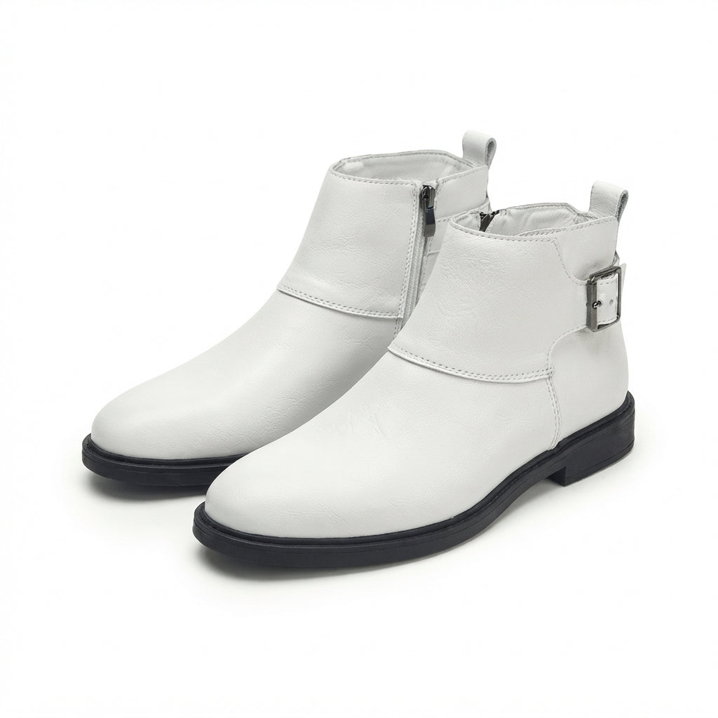 Men's Effortless Leather Ankle Boots