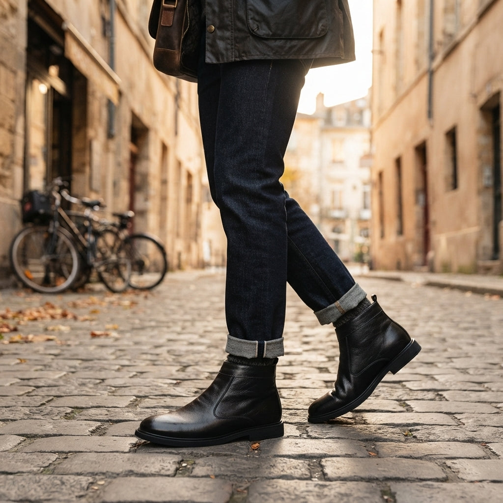 Men's Classic Leather Chelsea Boots
