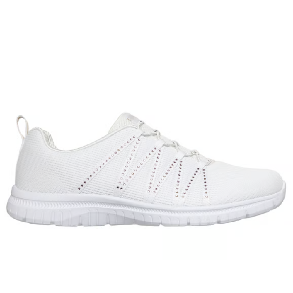 Women's Knit Sparkle Sneakers – Lightweight Slip On Comfort Trainers