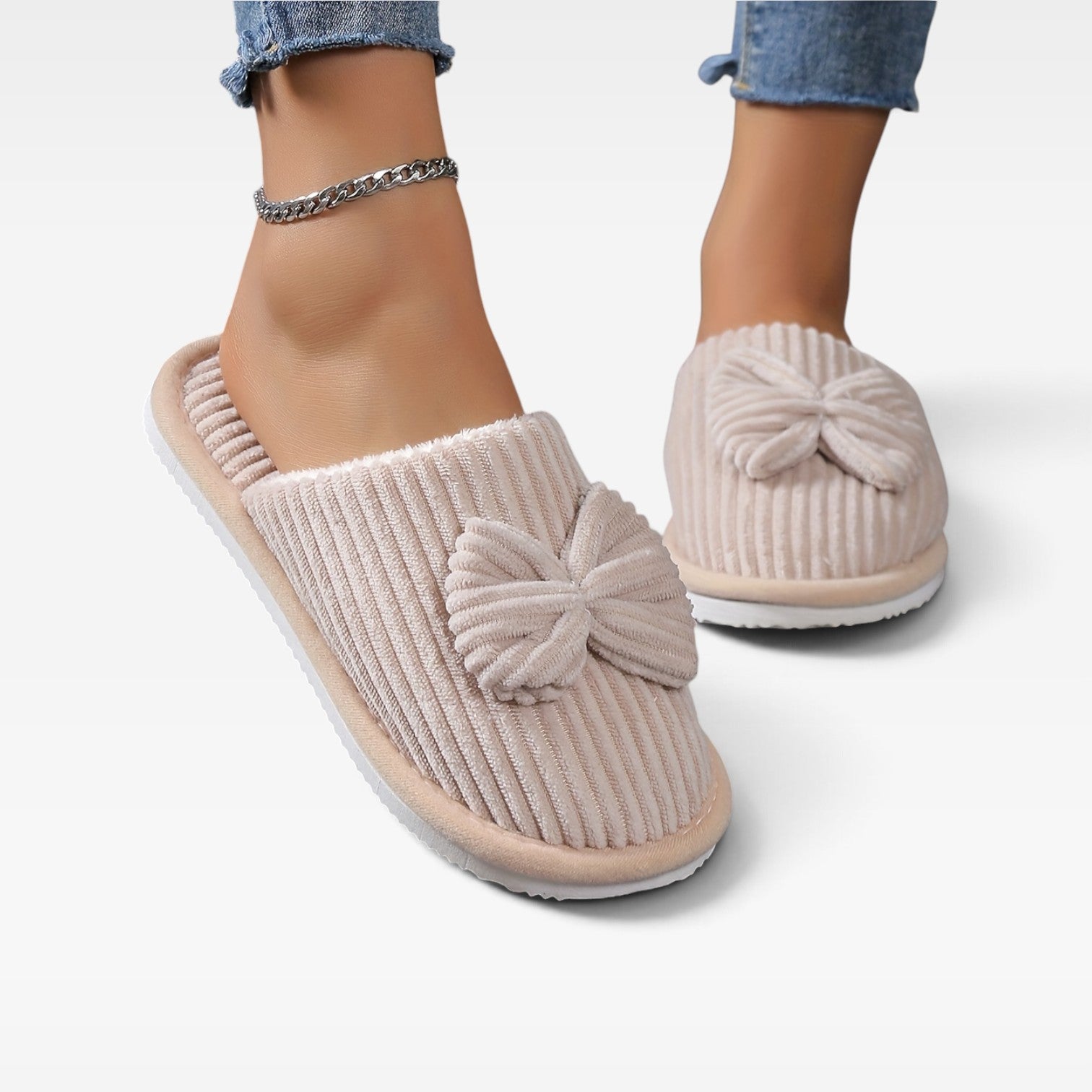 Women's Fleece Lined Slippers – Cozy Cushioned Slip On House Shoes