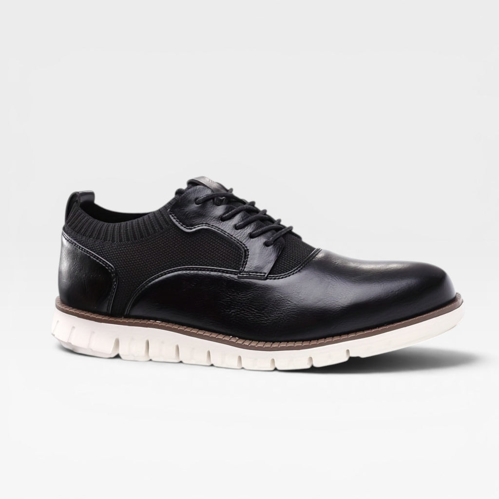 Baskets style Oxford pour hommes – Baskets habillées décontractées en cuir à lacets