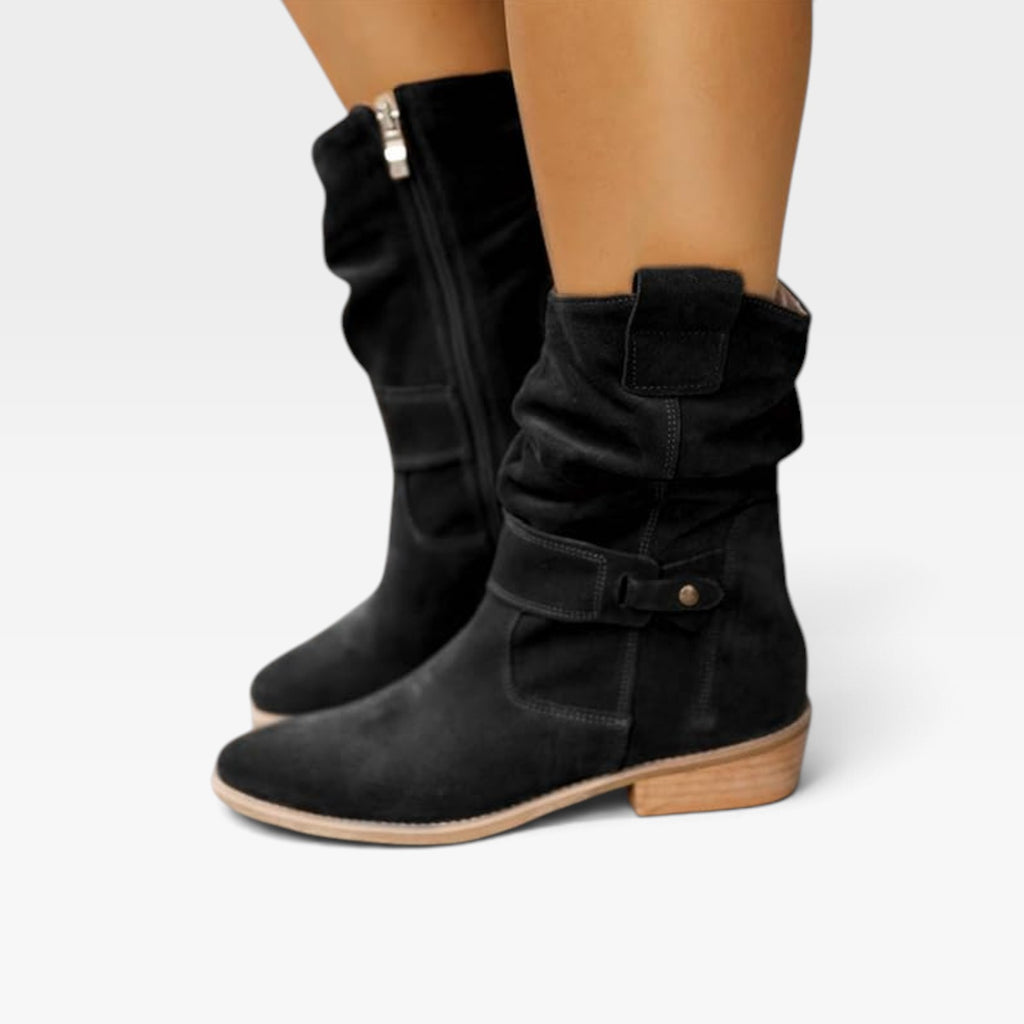 Women's Suede Comfort Ankle Boots