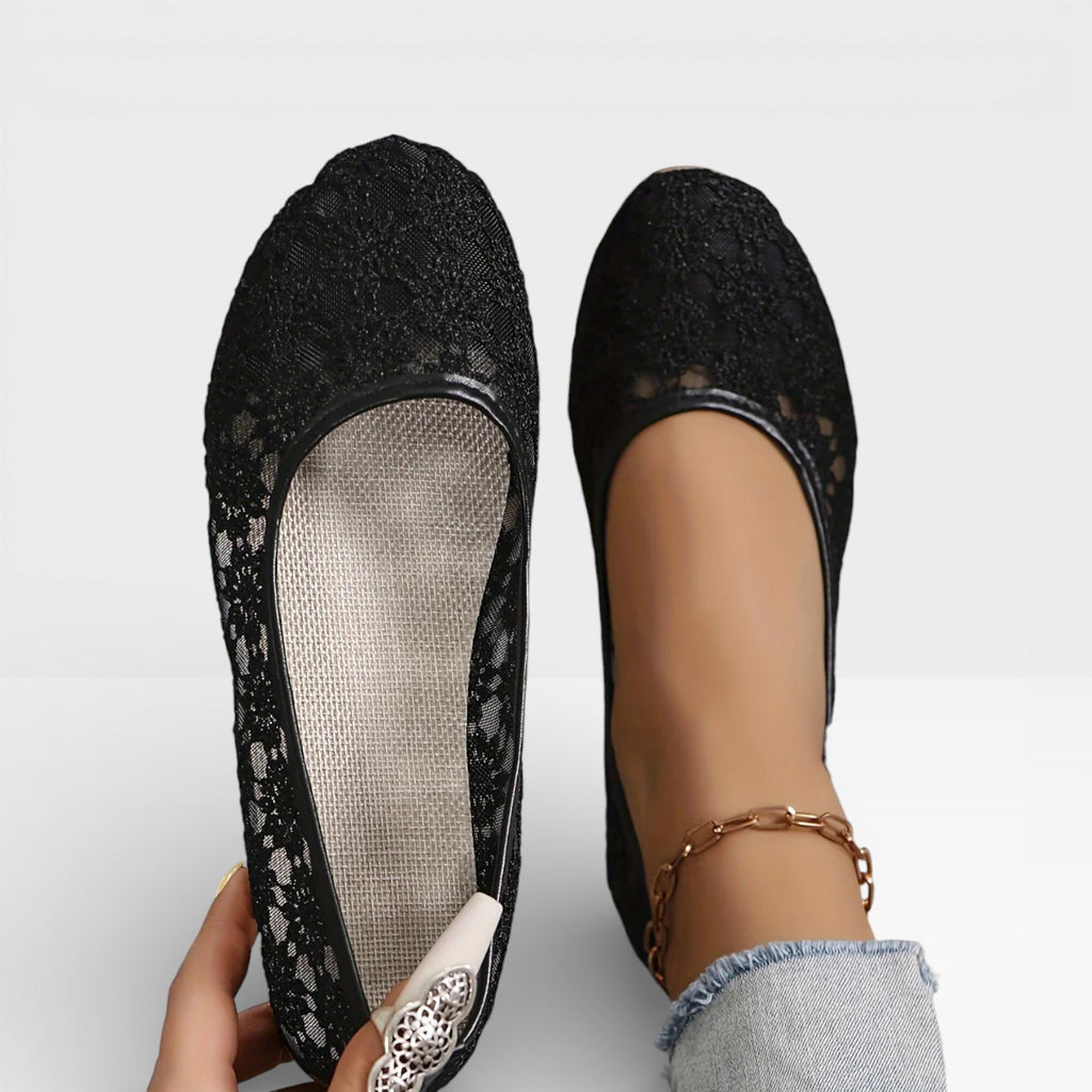 Women’s Comfortable Mesh Ballet Flats for Spring
