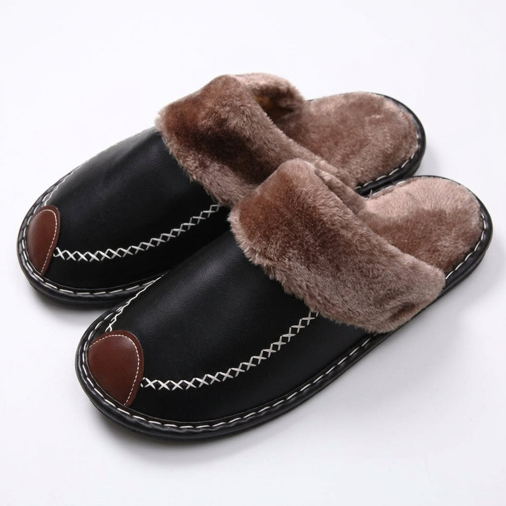 Women's Cosy Leather Slippers