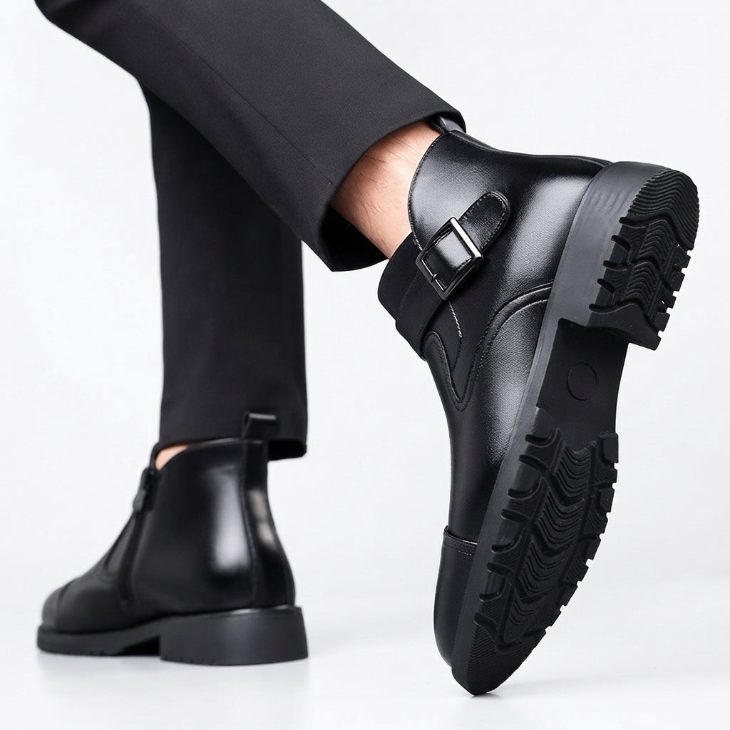 Men's Polished Ankle Boots