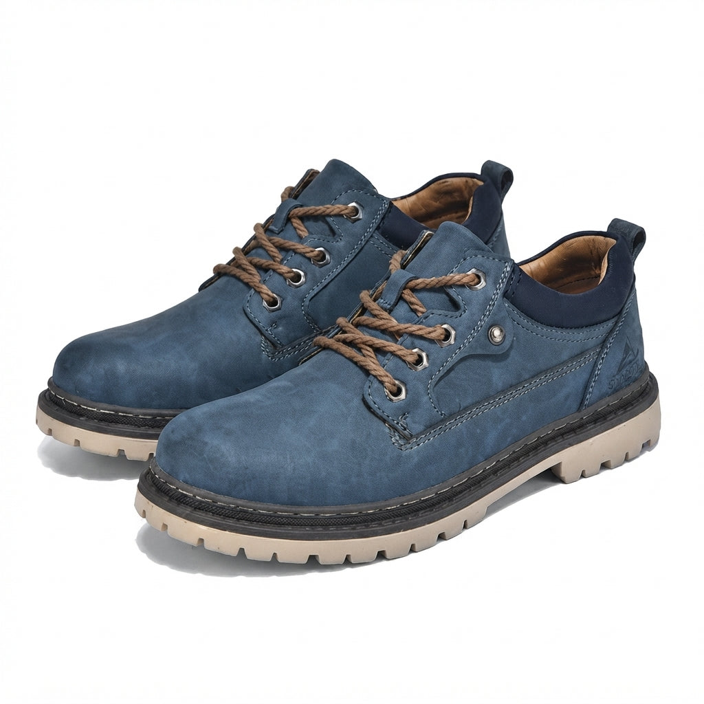 Men's Rugged Leather Combat Boots