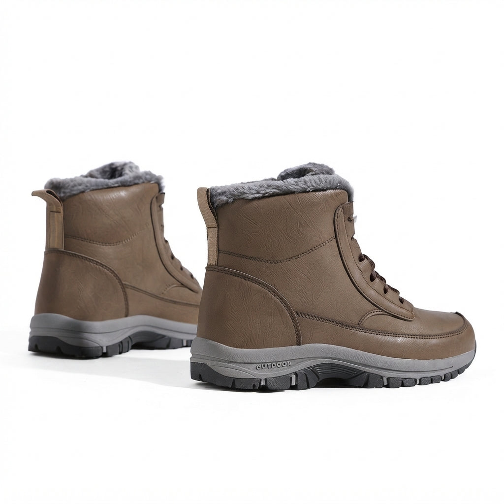 Men's Cosy Lace-Up Ankle Boots