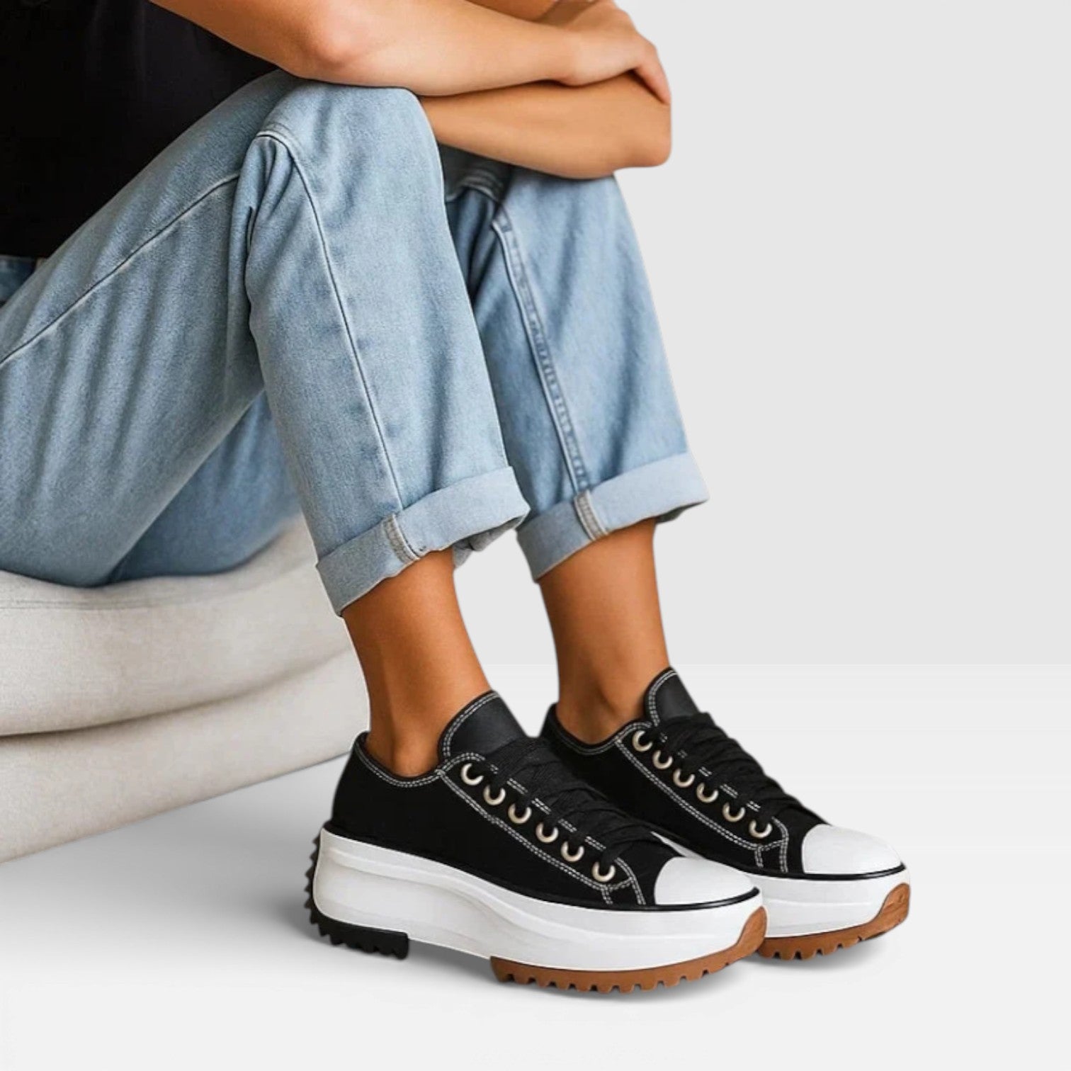 Women’s High Sole Comfort Sneakers – Daily Wear