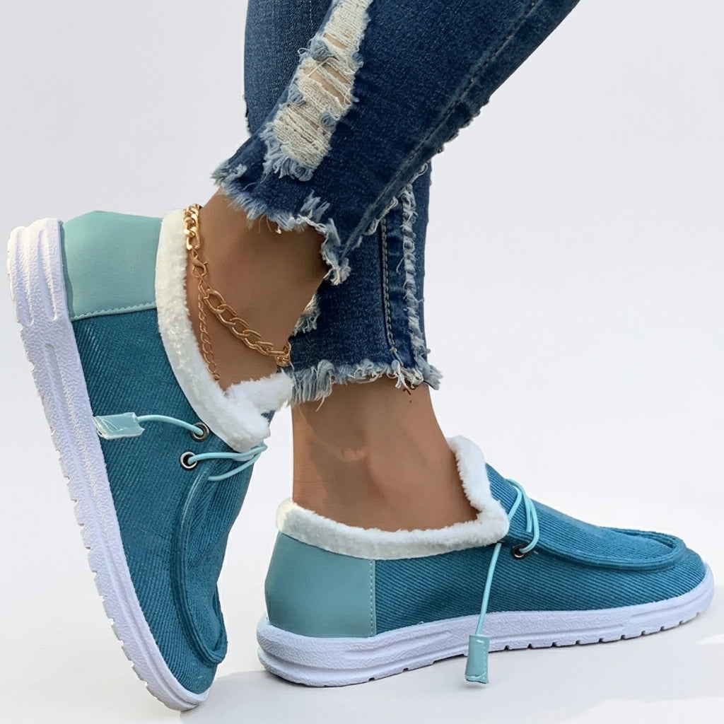 Women's Cosy Plush-Lined Moccasin Loafers