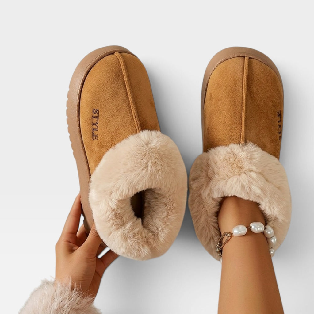 Women's Warm Suede Fur Lined Boots