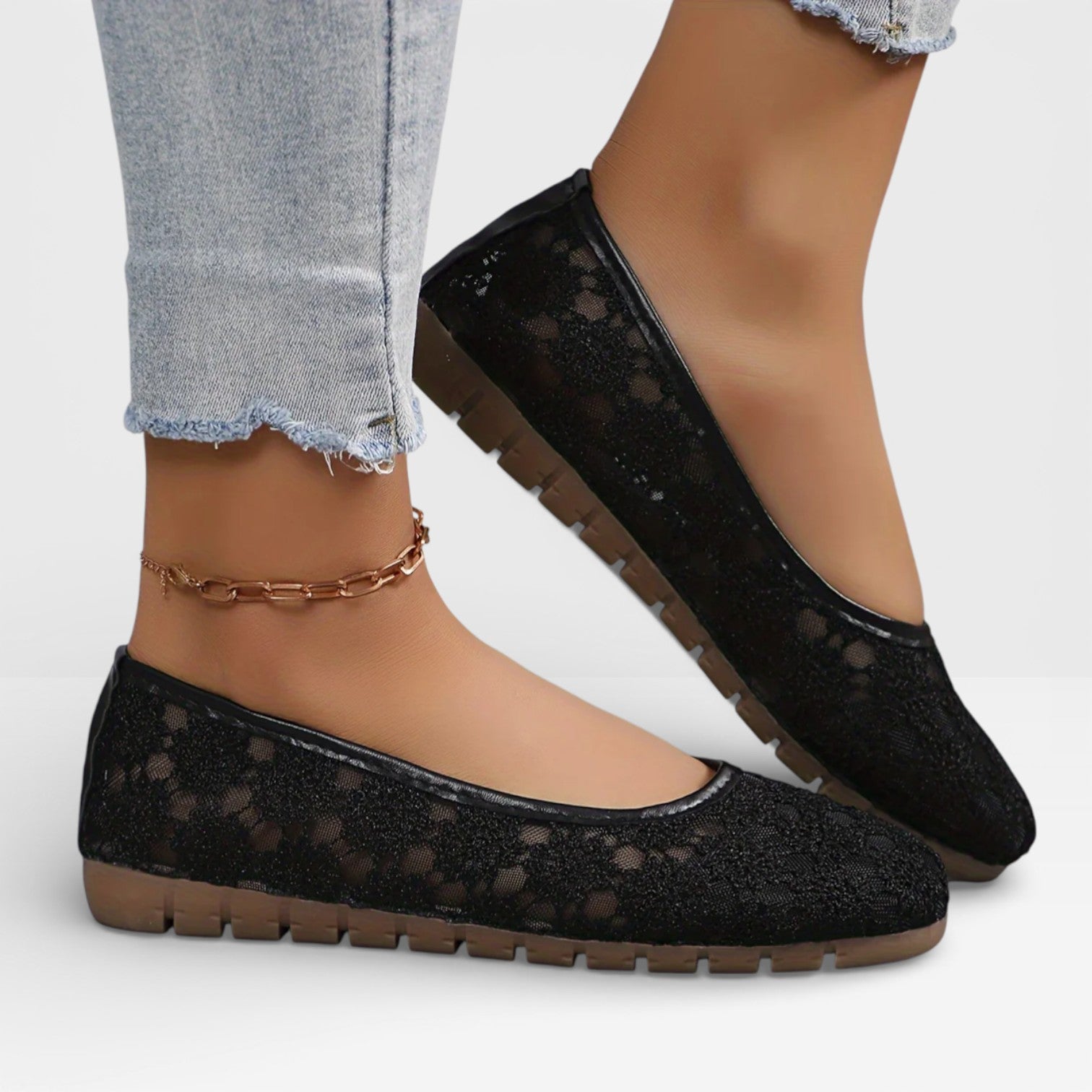 Women’s Comfortable Mesh Ballet Flats for Spring