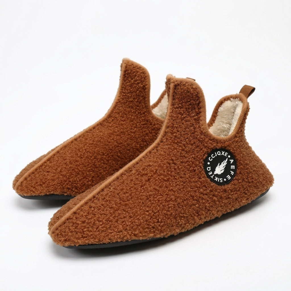Men's Cosy Cotton-Lined Slippers