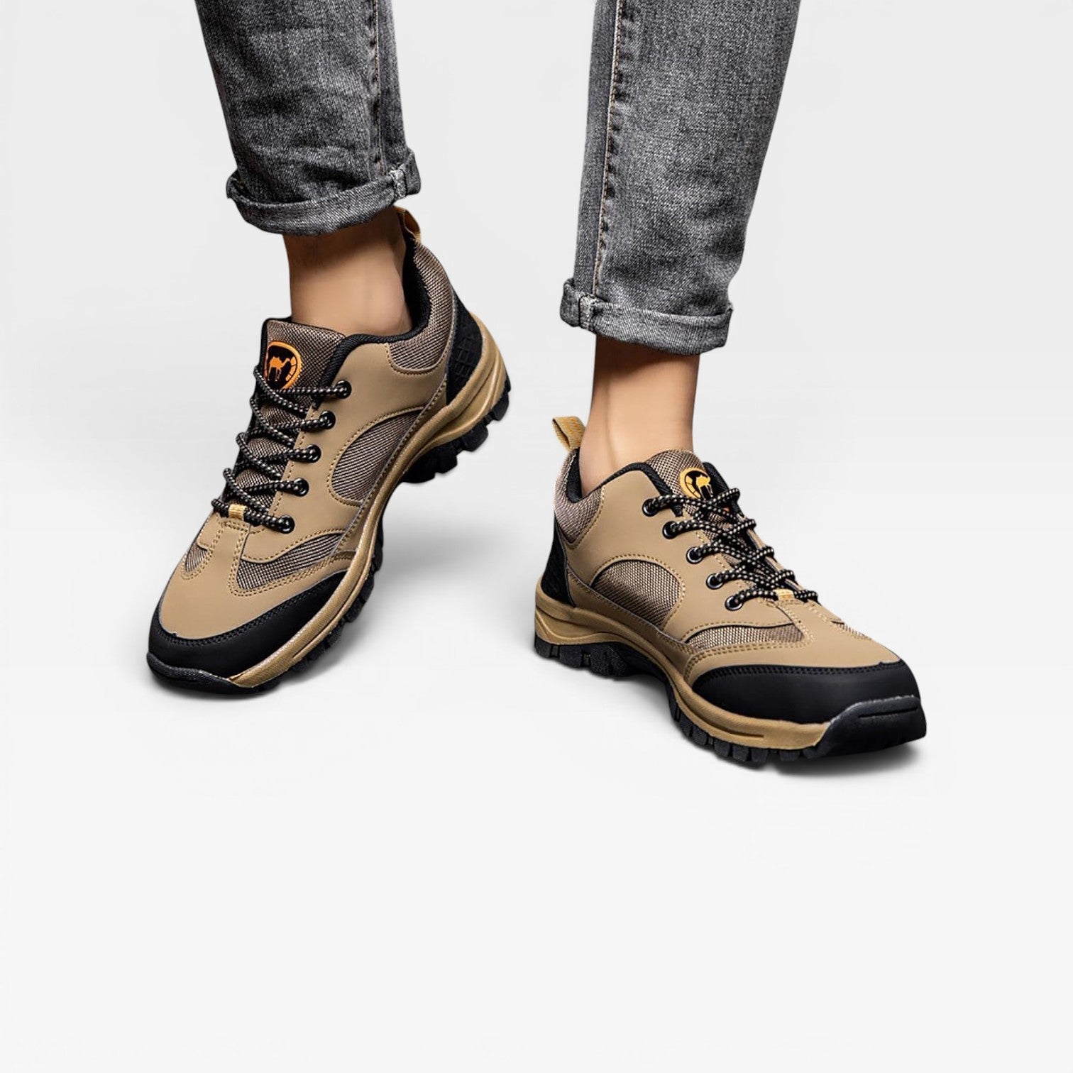 Men's Trail Walking Shoes – Comfortable Lace Up Outdoor Hiking Trainers