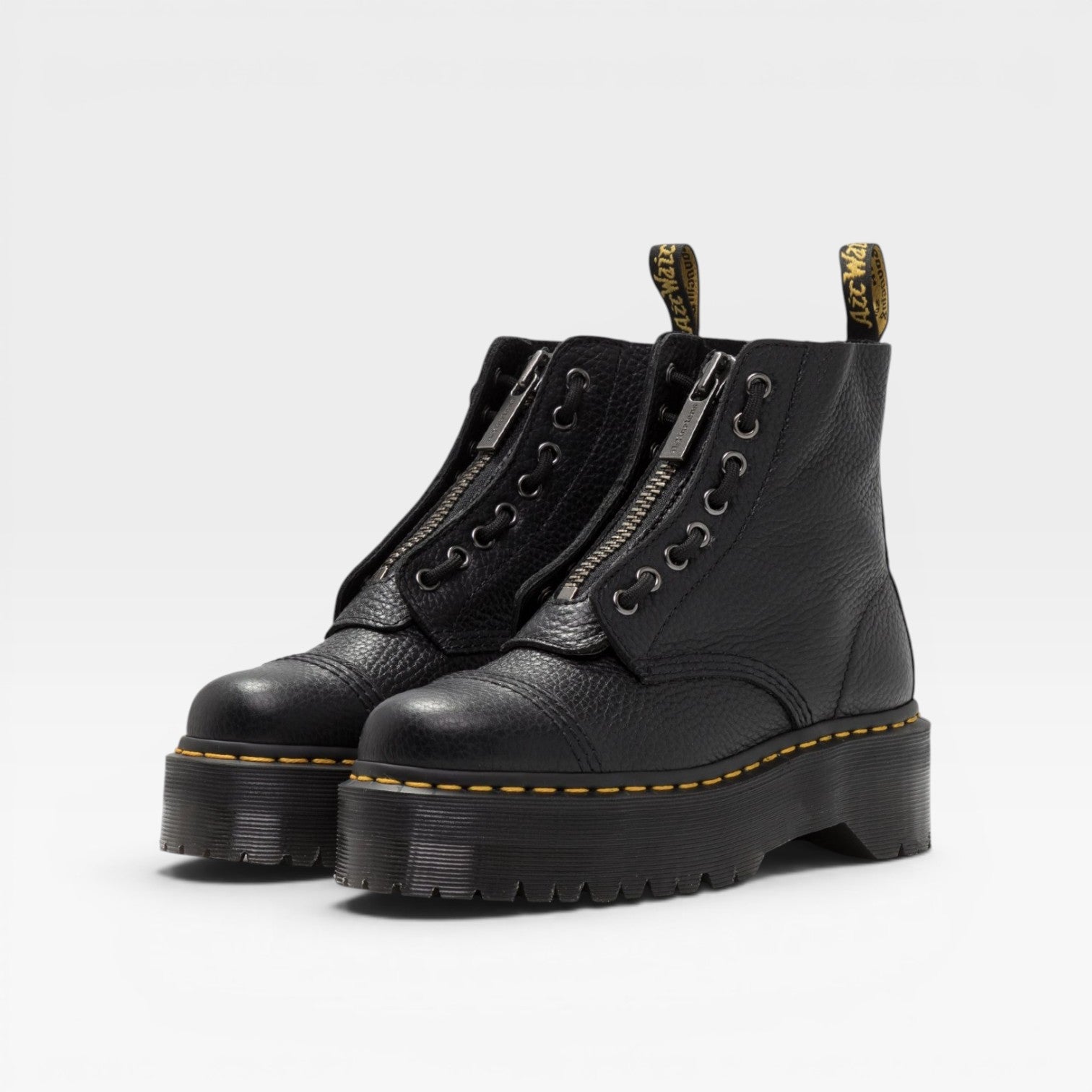 Women's Chunky Platform Boots – Round Toe Lace Up Ankle Boots