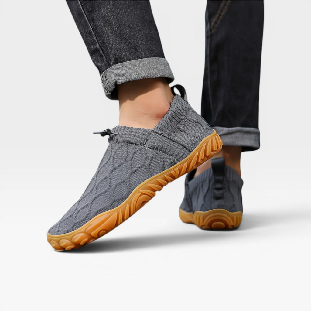 Men's Slip On Knit Trainers – Breathable Lightweight Casual Sneakers