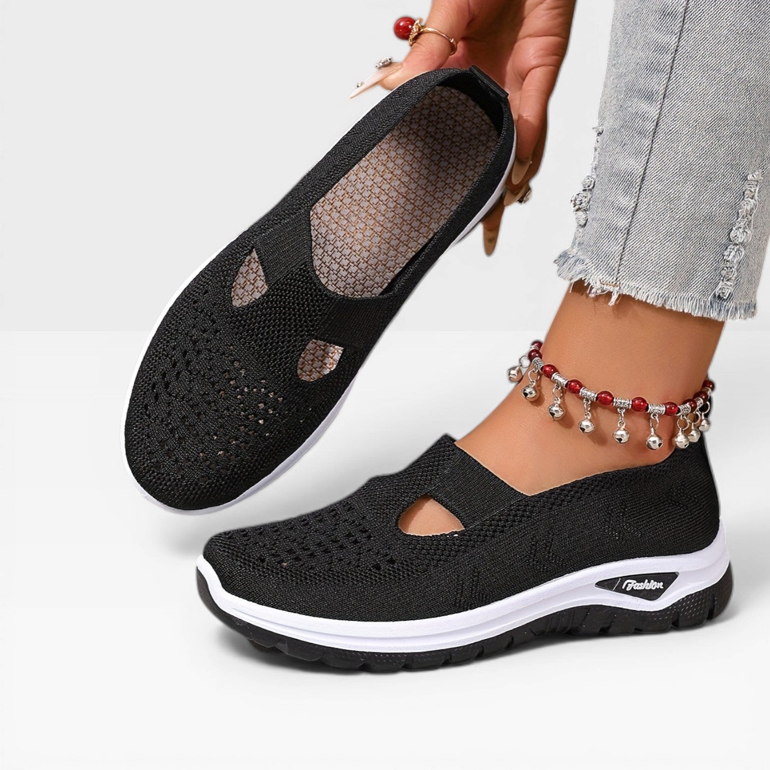Women’s Breathable Slip-On Sneakers for Walking