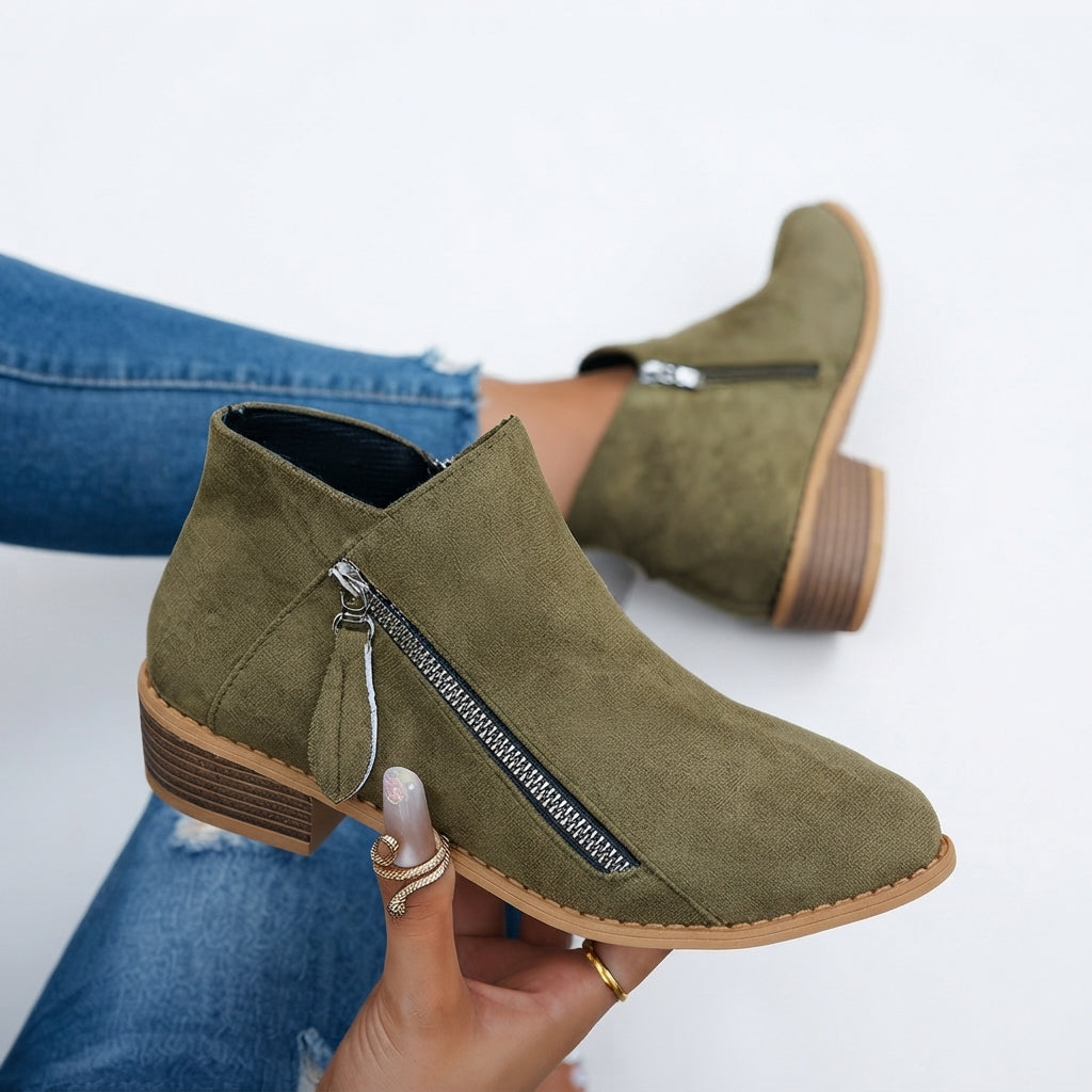 Women's Elegant Heeled Ankle Boots