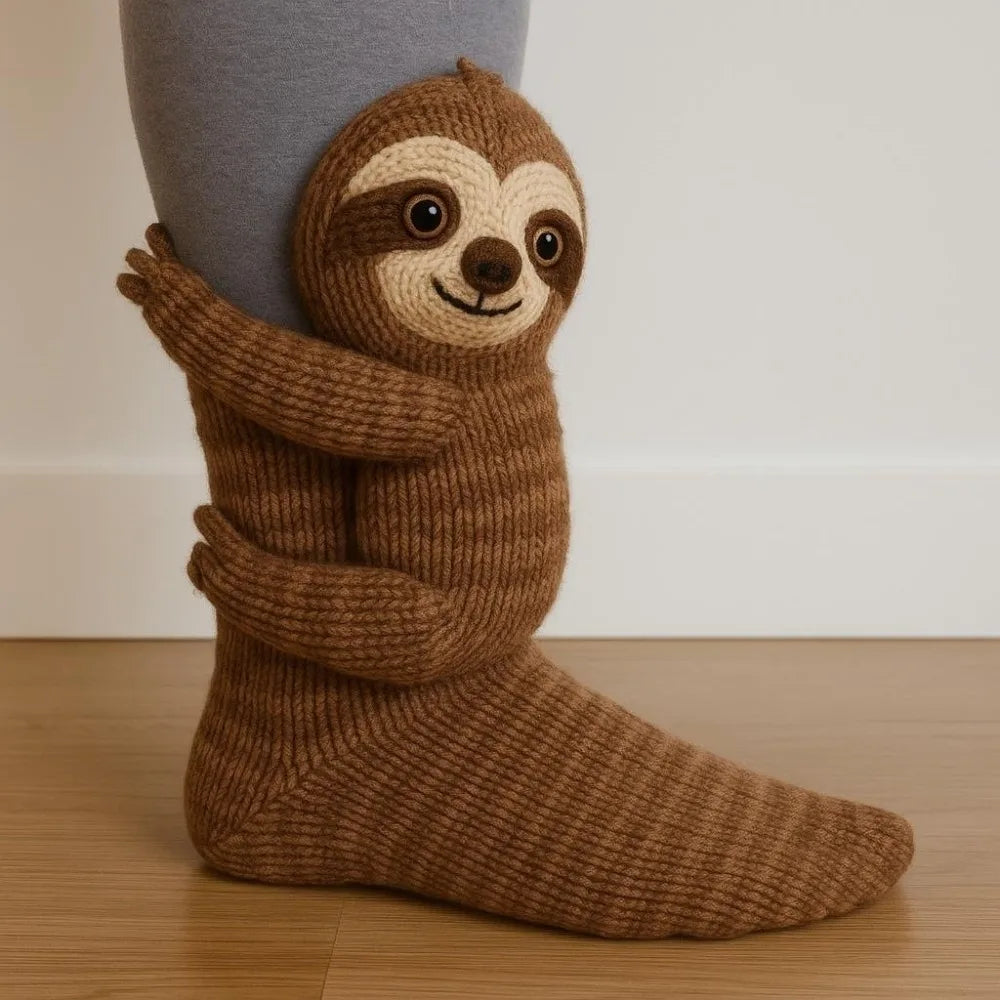 Knit Animal Socks – Soft 3D Design Cozy Ankle Socks