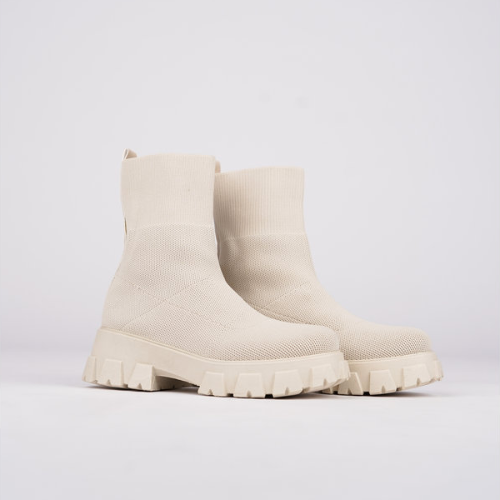 Women's Stretch Knit Sock Ankle Boots 