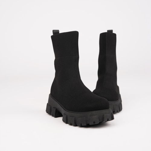 Women's Stretch Knit Sock Ankle Boots 