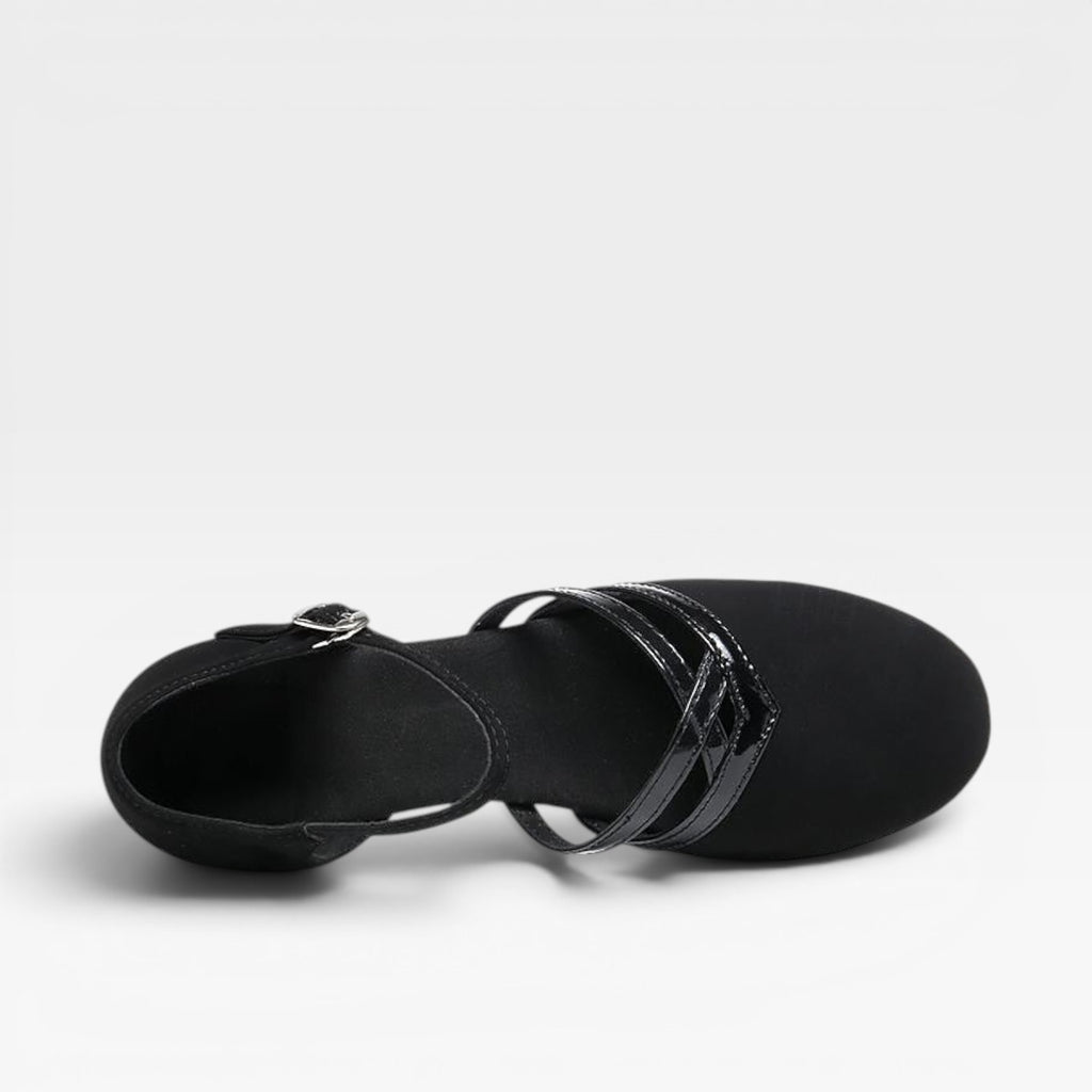 Women’s Strappy Low Heels – Elegant Block Heel Pumps